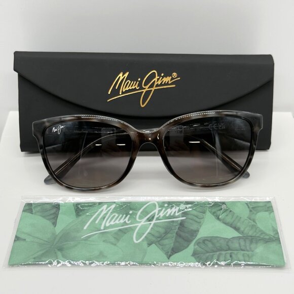 Maui Jim Honi MJ 758-11S Grey Tortoise Neutral Grey Polarized Sunglasses NOTE - Picture 1 of 10